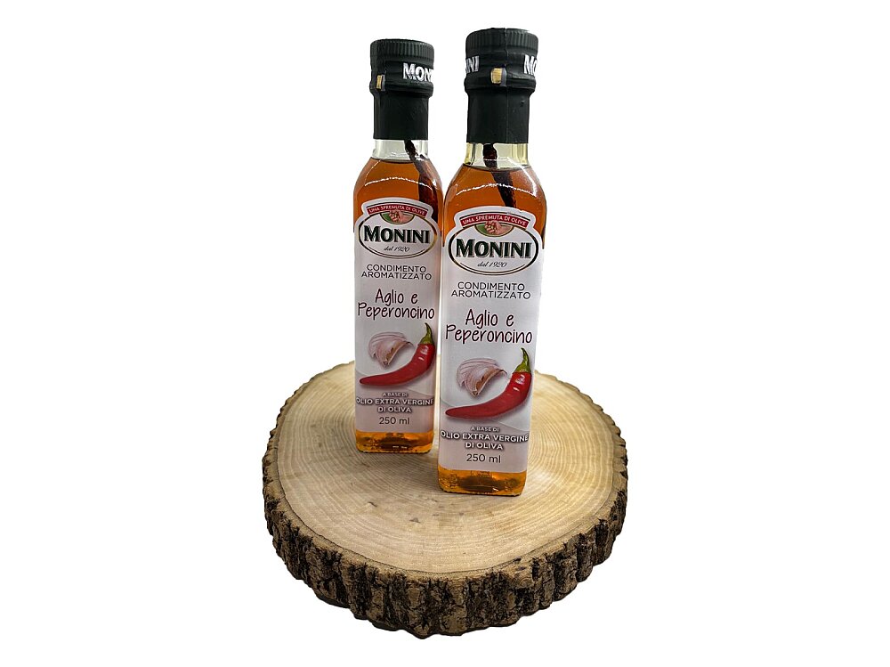 Monını Sarımsaklı ve Acı Biber Aromalı Zeytinyağı 250 Ml